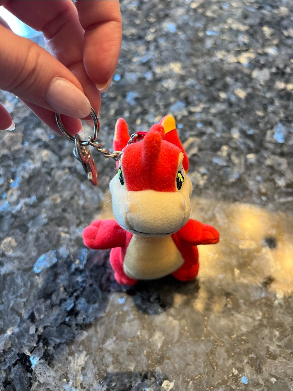 Neopets Scorchio Keychain